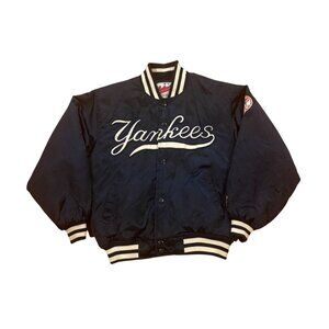 Vintage Starter Diamond Collection New York Yankees Satin Jacket Youth Medium